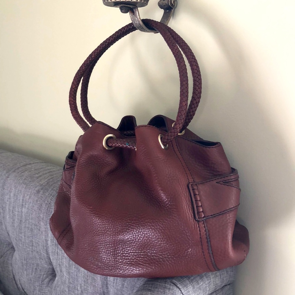 Cole Haan leather bradied bag